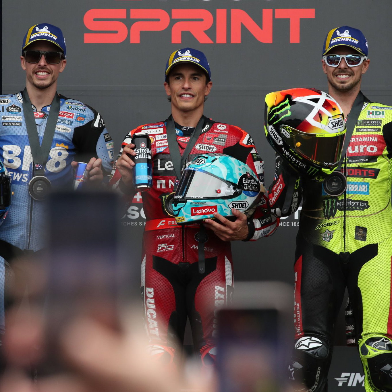 Alex Marquez, Marc Marquez, Fabio Di Giannantonio