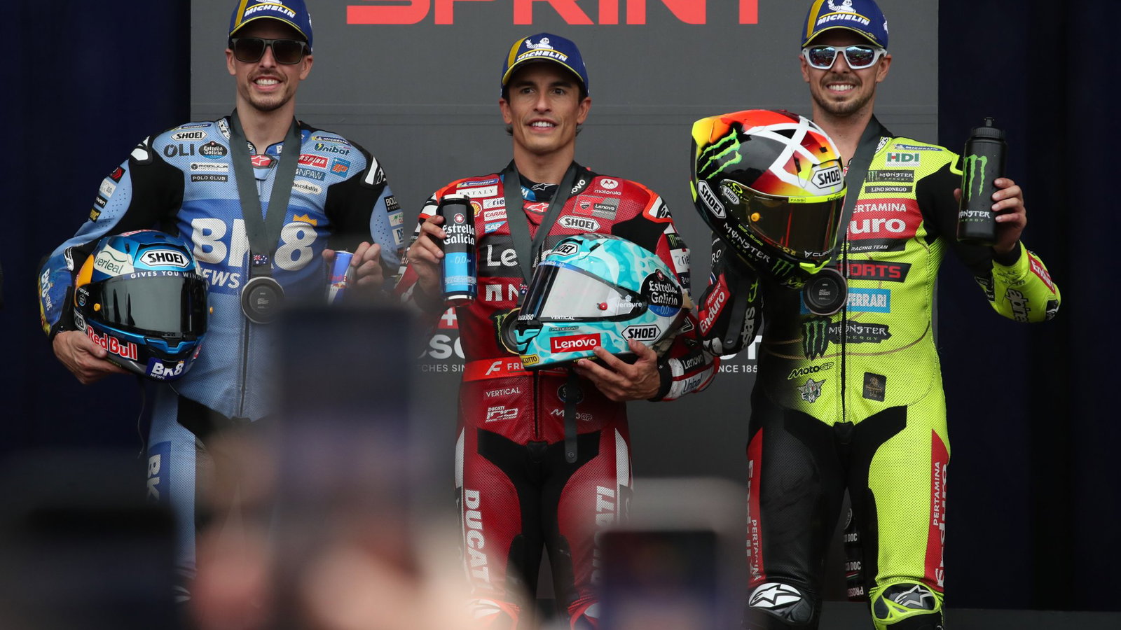 Alex Marquez, Marc Marquez, Fabio Di Giannantonio