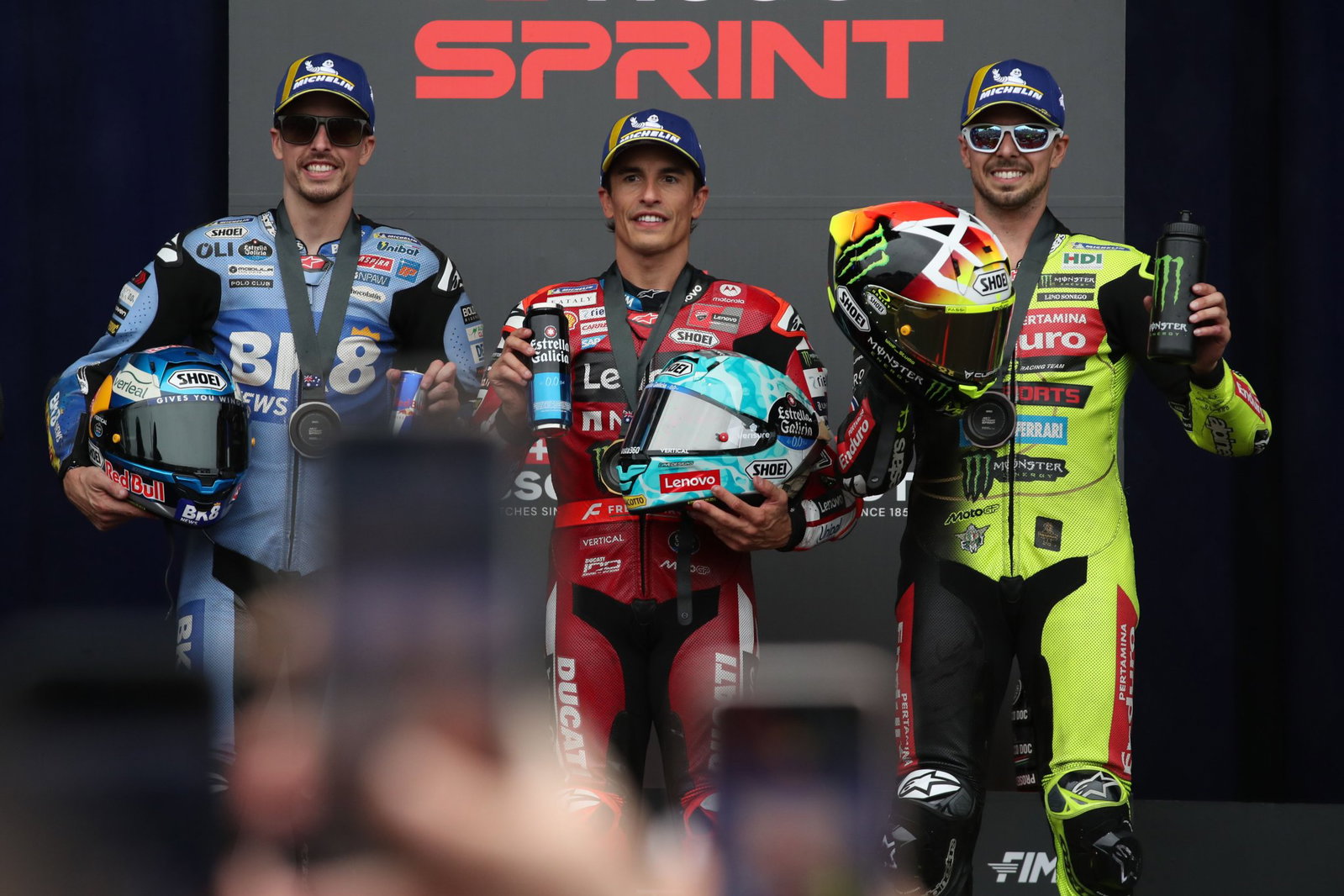 Alex Marquez, Marc Marquez, Fabio Di Giannantonio