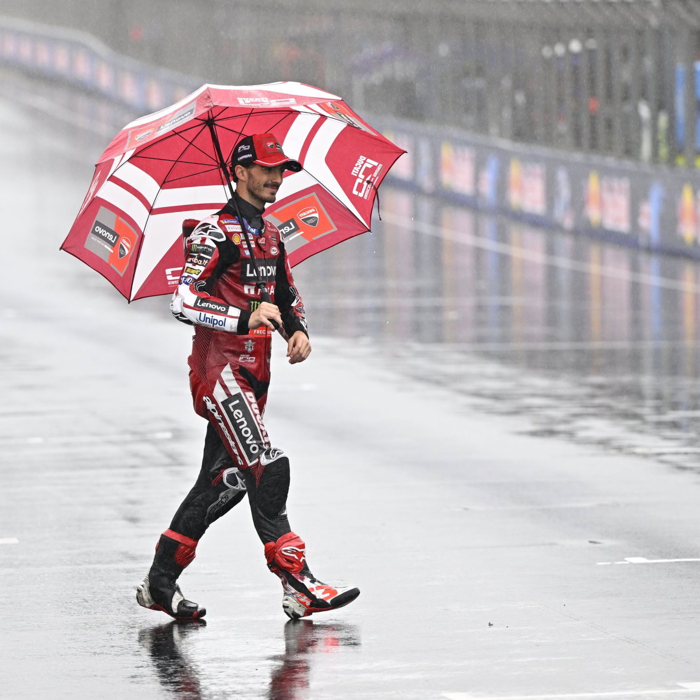 Francesco Bagnaia, 2026 MotoGP Australian Grand Prix, walking on the grid. Credit: Gold and Goose.
