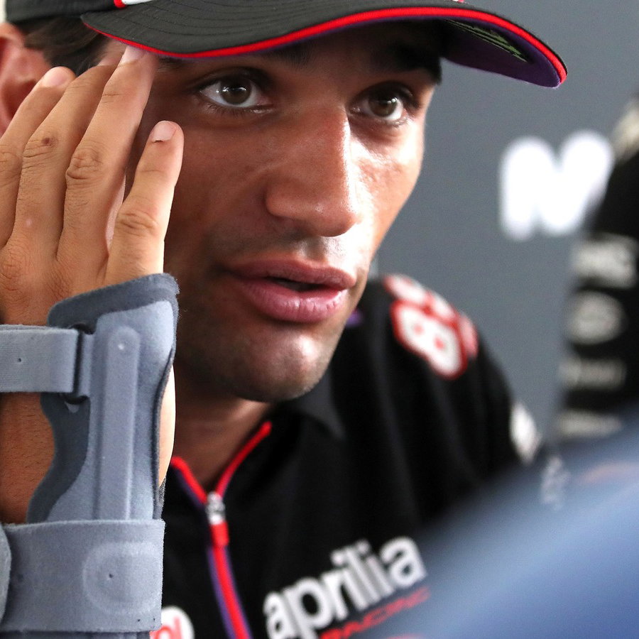 Jorge Martin, wrist injury, 2026 Malaysian MotoGP. 