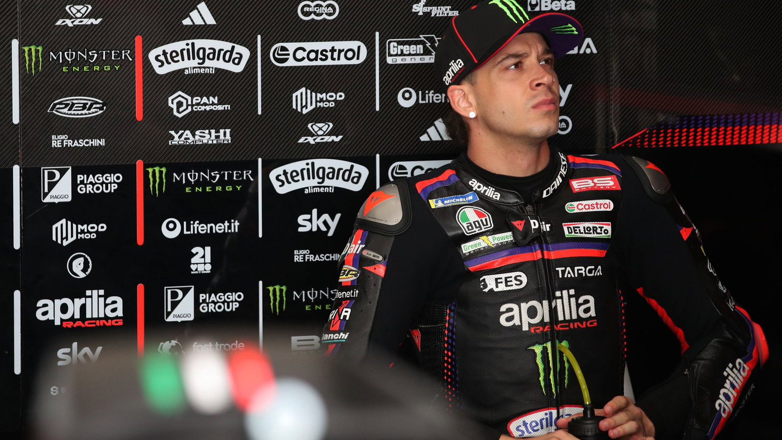 Marco Bezzecchi, 2026 MotoGP Malaysian Grand Prix, pit box. Credit: Gold and Goose.