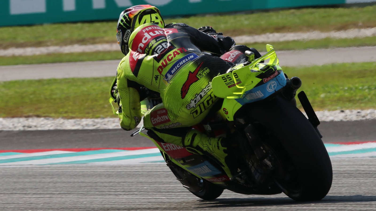 The Sepang track surface has been criticised for breaking up