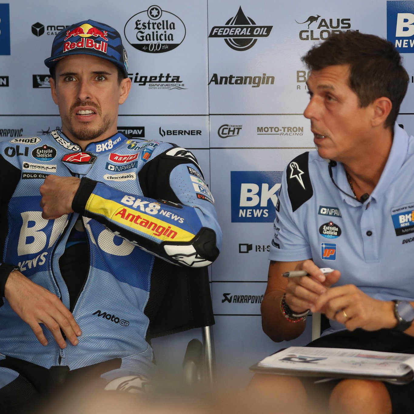 Alex Marquez, 2026 MotoGP Malaysian Grand Prix, pit box. Credit: Gold and Goose.