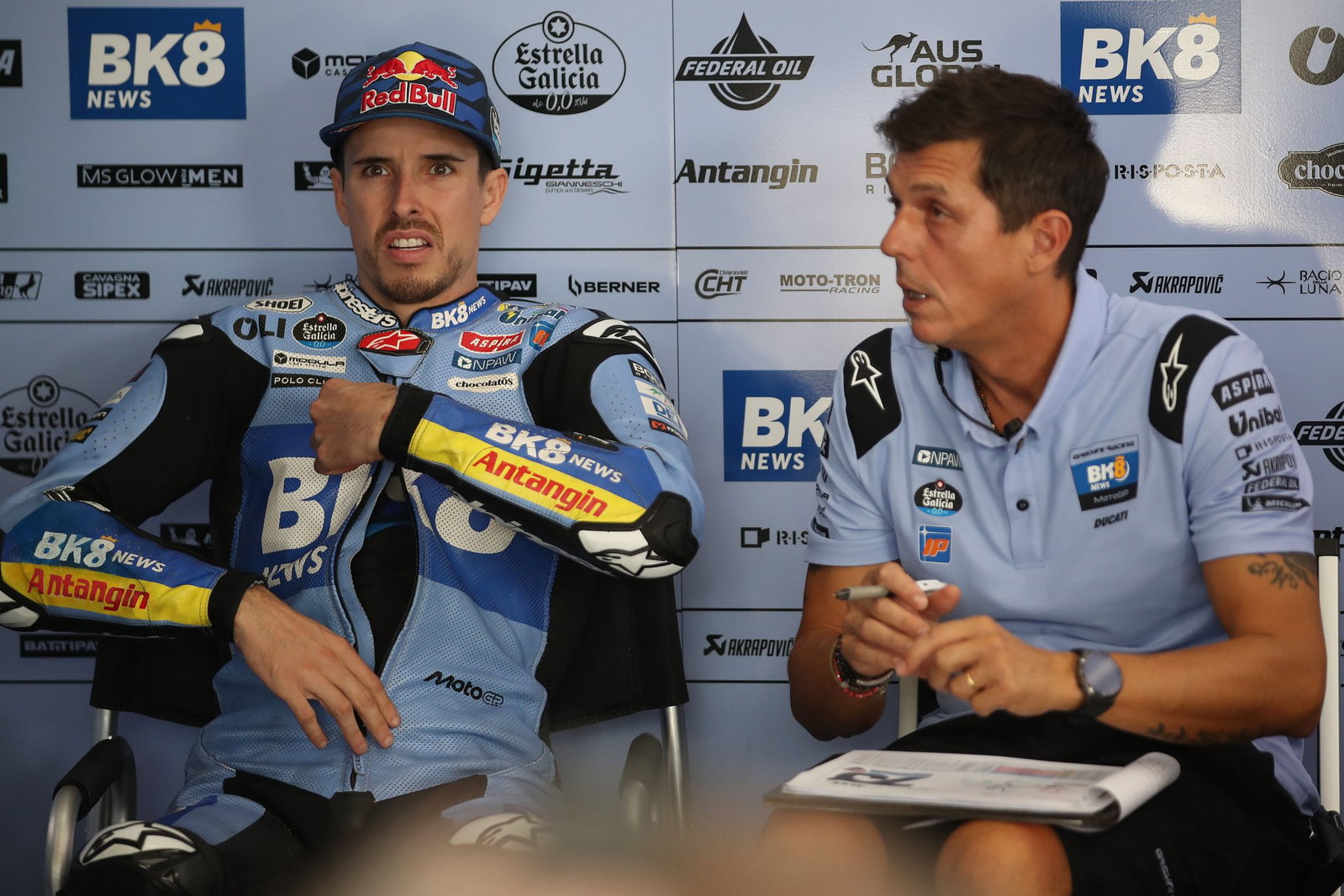 Alex Marquez, 2026 MotoGP Malaysian Grand Prix, pit box. Credit: Gold and Goose.