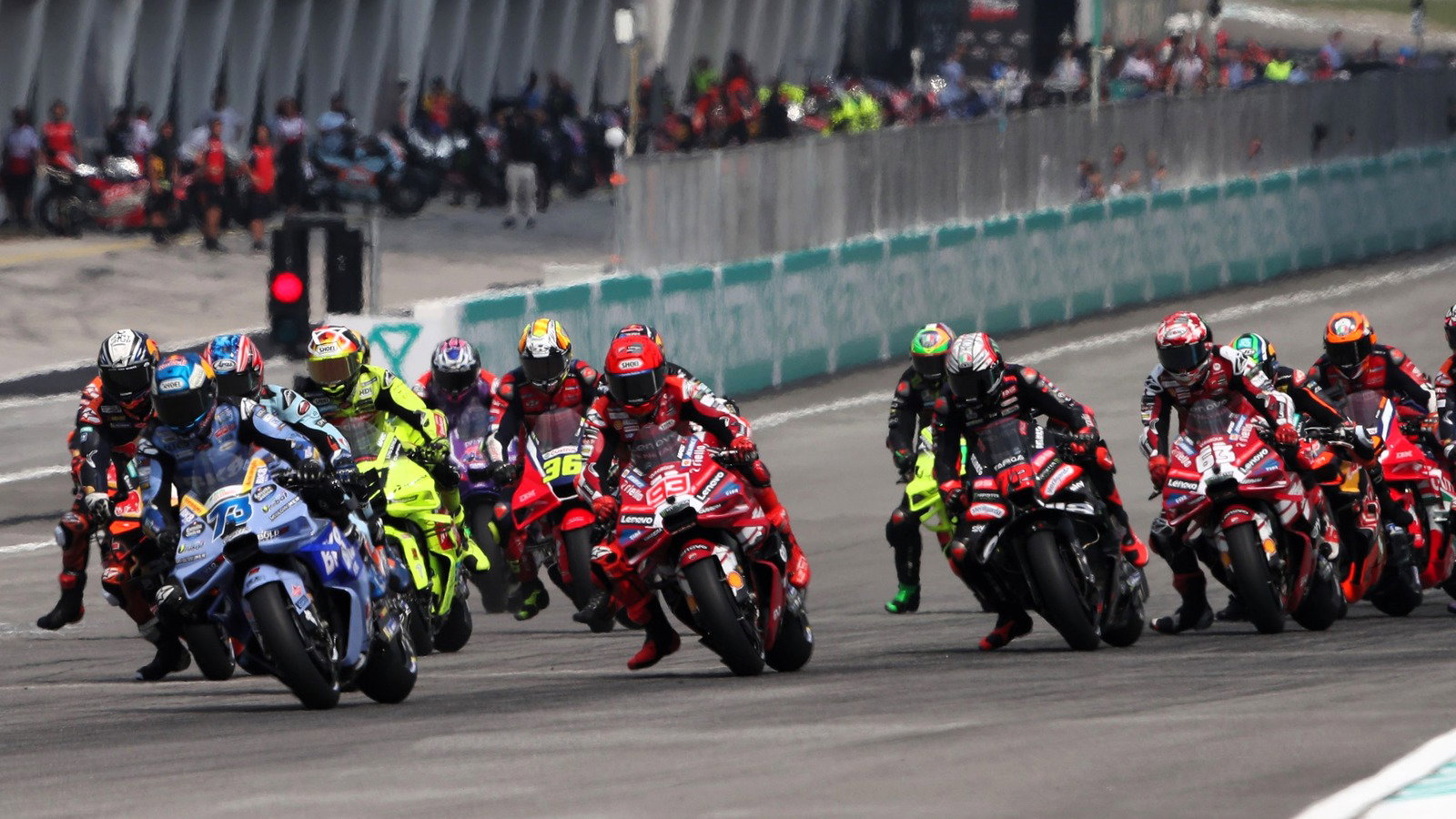 Start, Sprint, 2026 Malaysian MotoGP. 