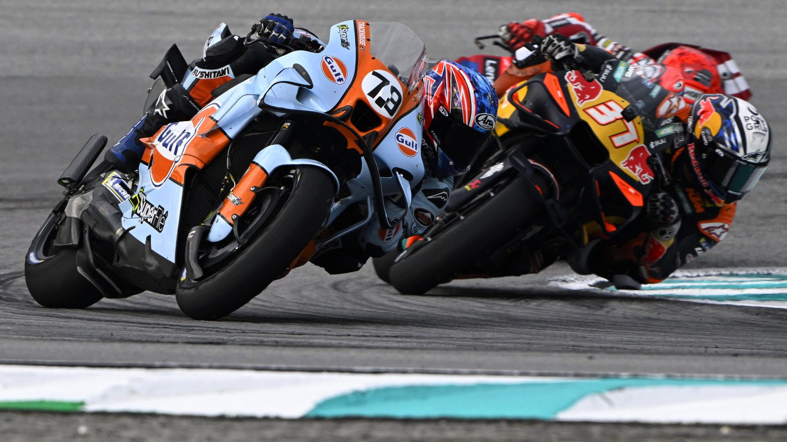 Ai Ogura, Pedro Acosta, Sprint, 2026 Malaysian MotoGP.