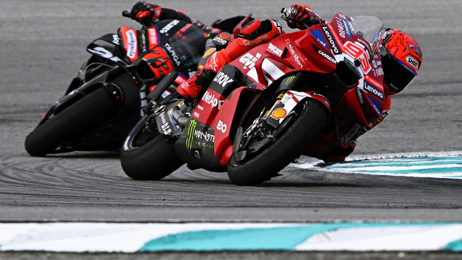 Marc Marquez, Marco Bezzecchi, 2026 Malaysian MotoGP.