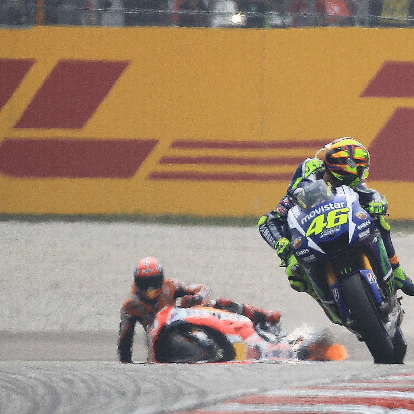 Valentino Rossi, Marc Marquez, Sepang 2015