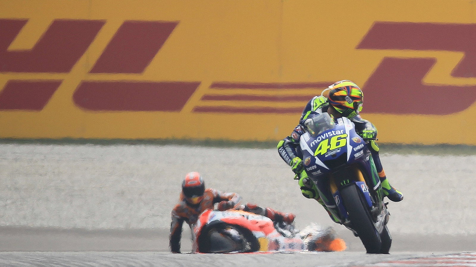 Valentino Rossi, Marc Marquez, Sepang 2015