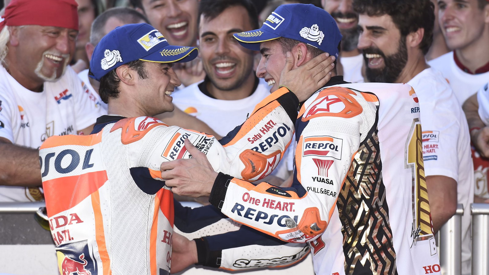 Dani Pedrosa, Marc Marquez, 2017 Vallencia MotoGP
