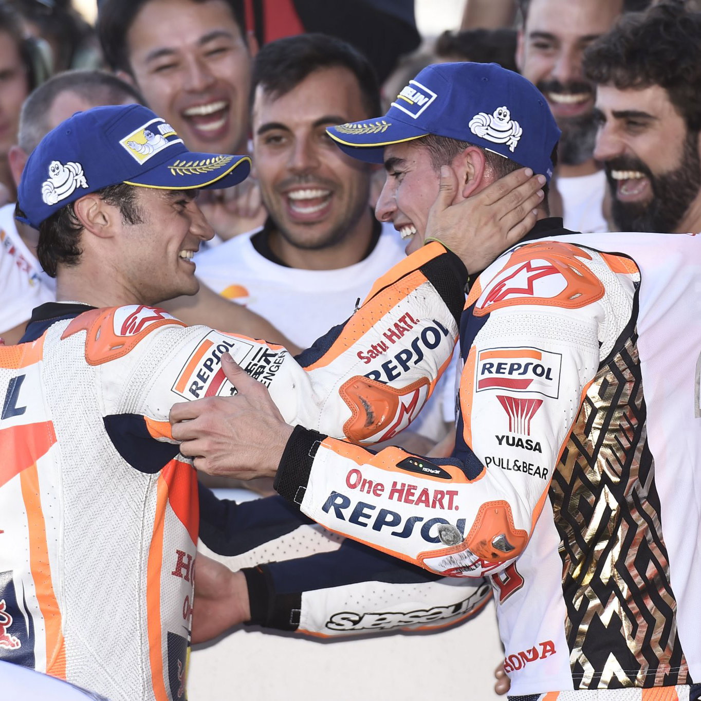 Dani Pedrosa, Marc Marquez, 2017 Vallencia MotoGP