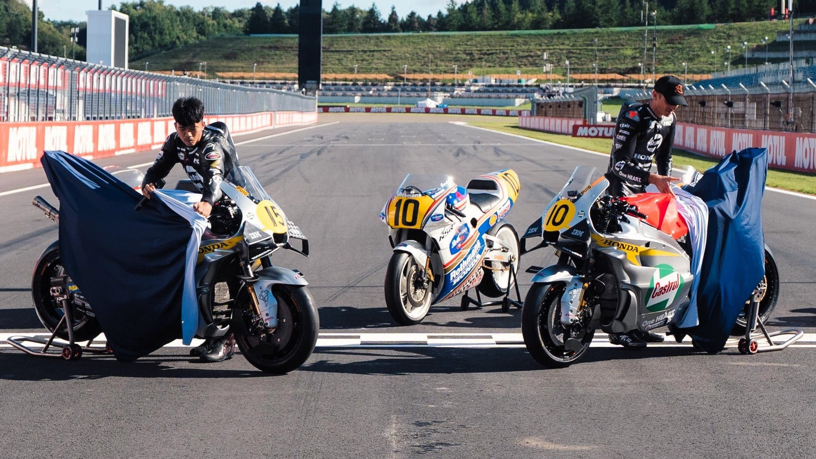 Special HRC livery for their home Japanese MotoGP