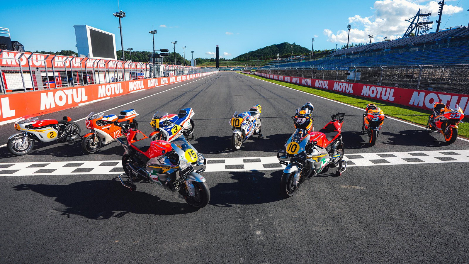 Honda's special livery for the Japanese MotoGP.