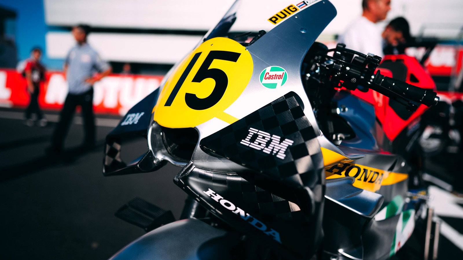 Somkiat Chantra's Honda in special 60th anniversary livery.