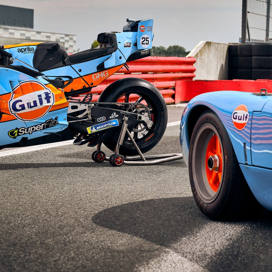 Trackhouse will have this special Gulf GT40-inspired livery for Mandalika and Sepang.