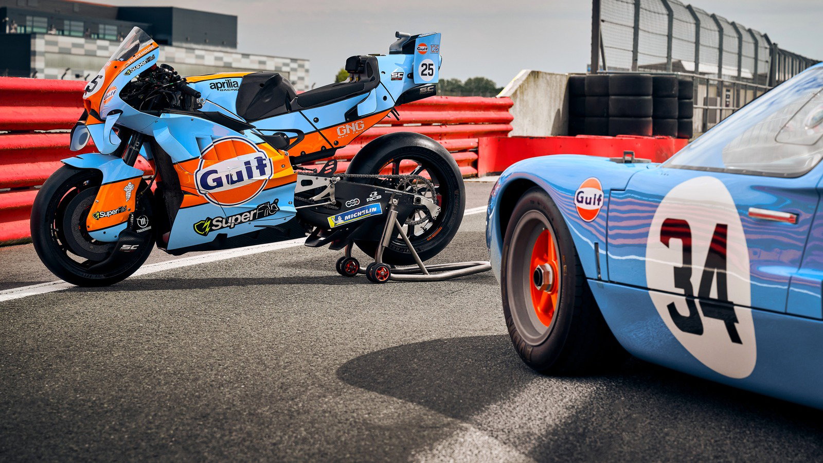 The special Trackhouse Gulf livery for Indonesian and Malaysian MotoGPs.