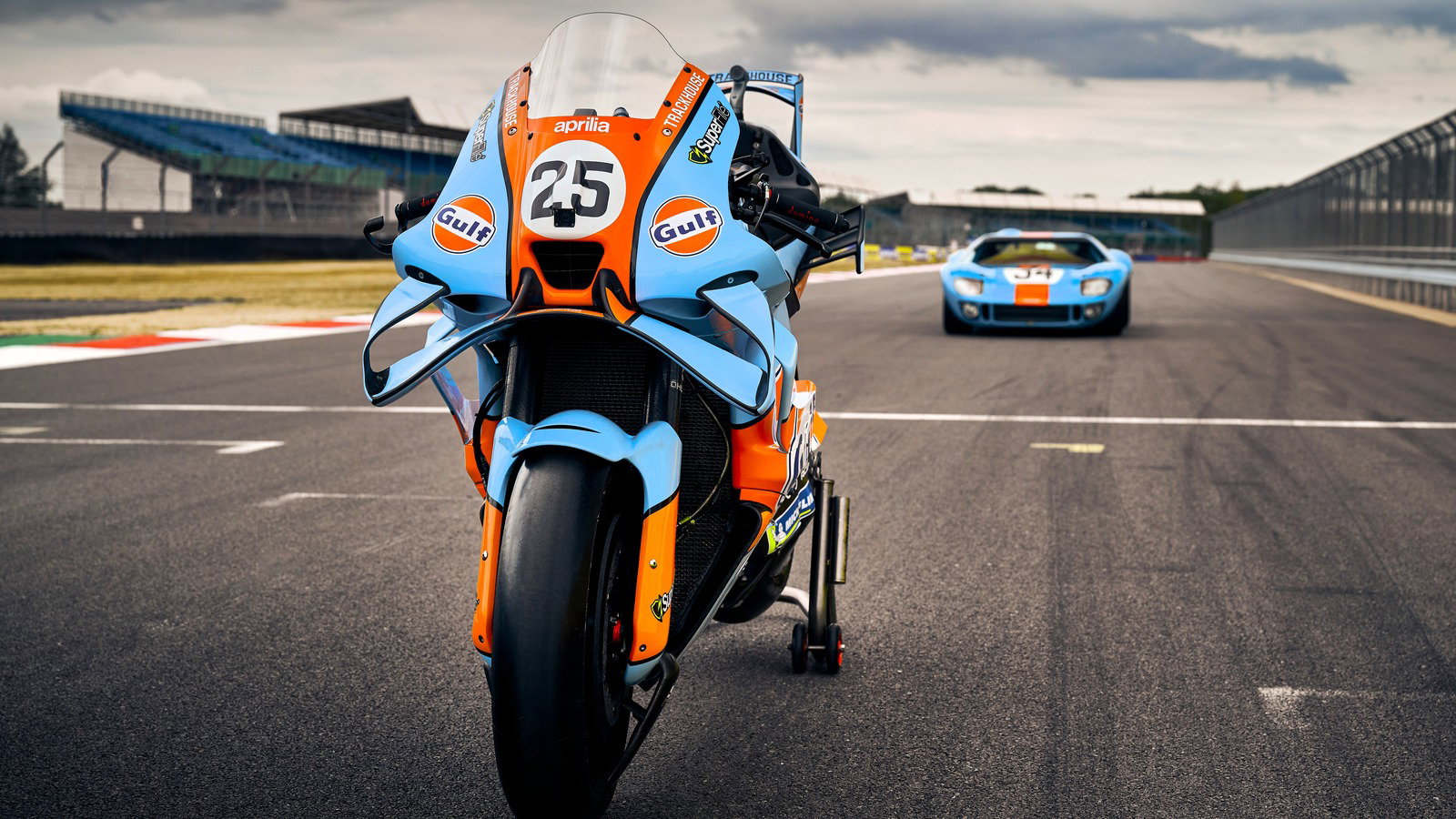 Trackhouse will have this special Gulf GT40-inspired livery for Mandalika and Sepang.