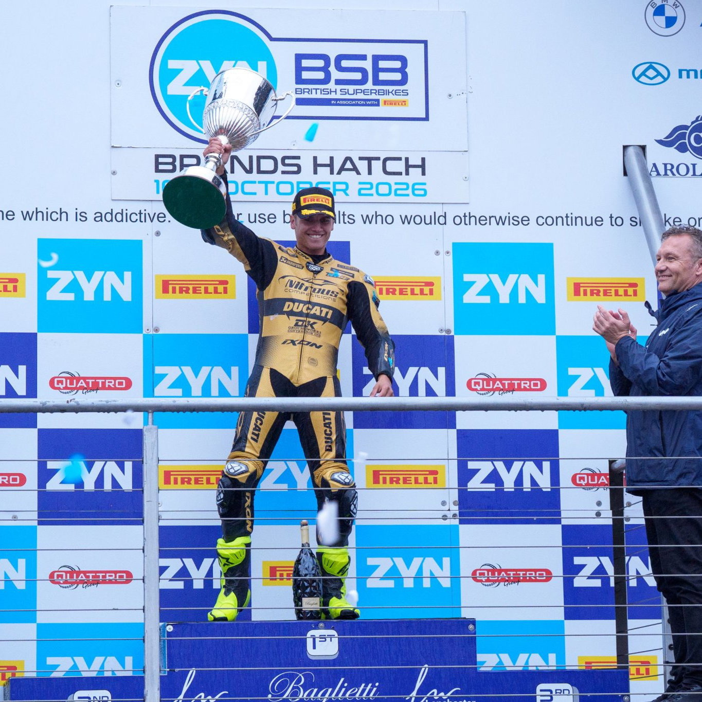 Kyle Ryde, BSB, 2026, Brands Hatch, Showdown, trophy presentation
