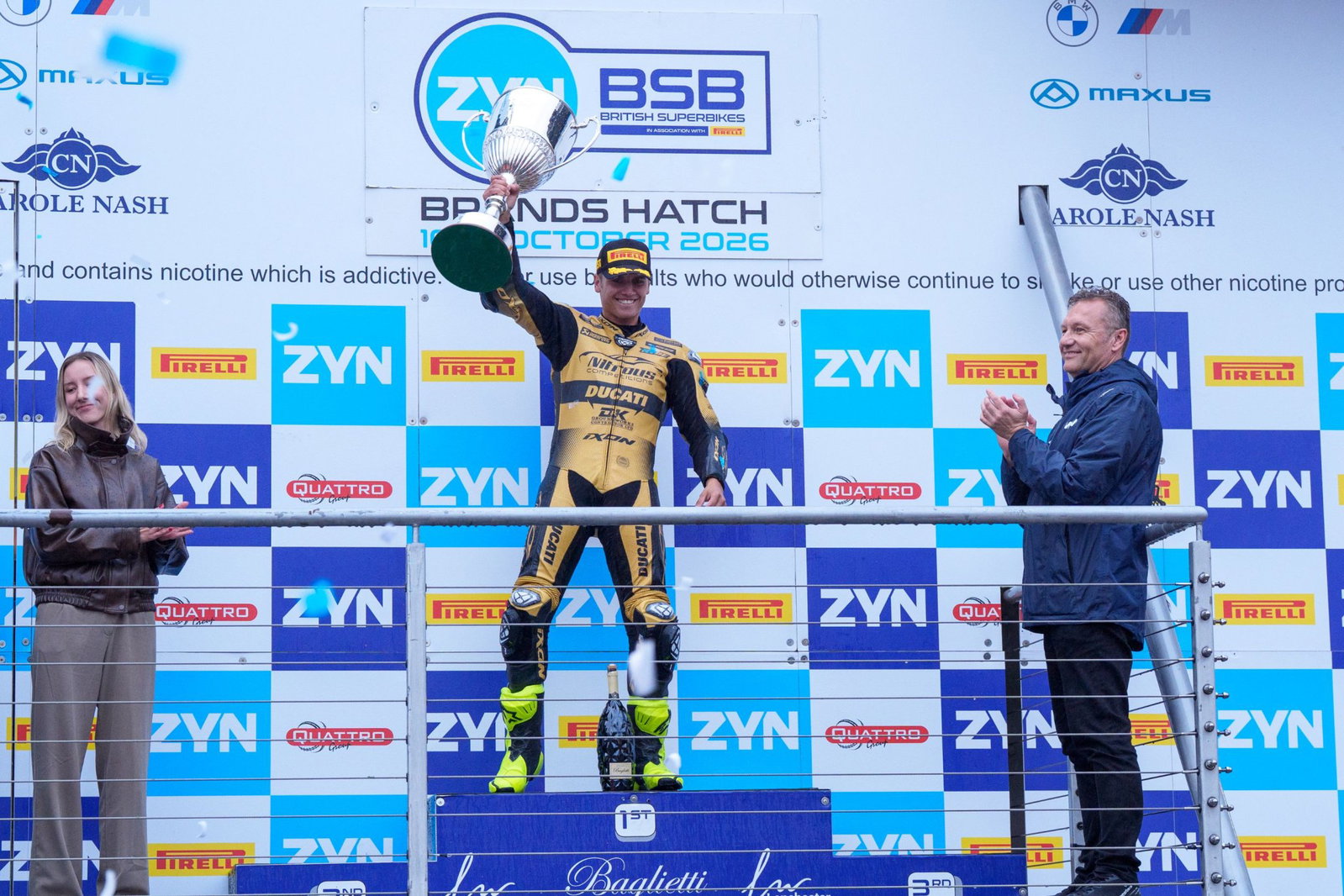 Kyle Ryde, BSB, 2026, Brands Hatch, Showdown, trophy presentation