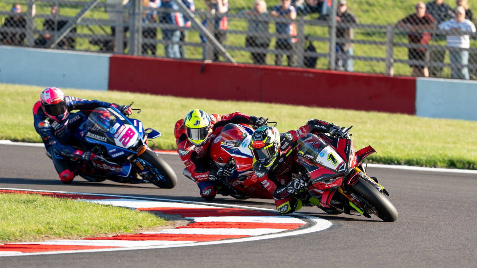 Kyle Ryde, Ryan Vickers and Bradley Ray, Race 1 at Donington Park Showdown
