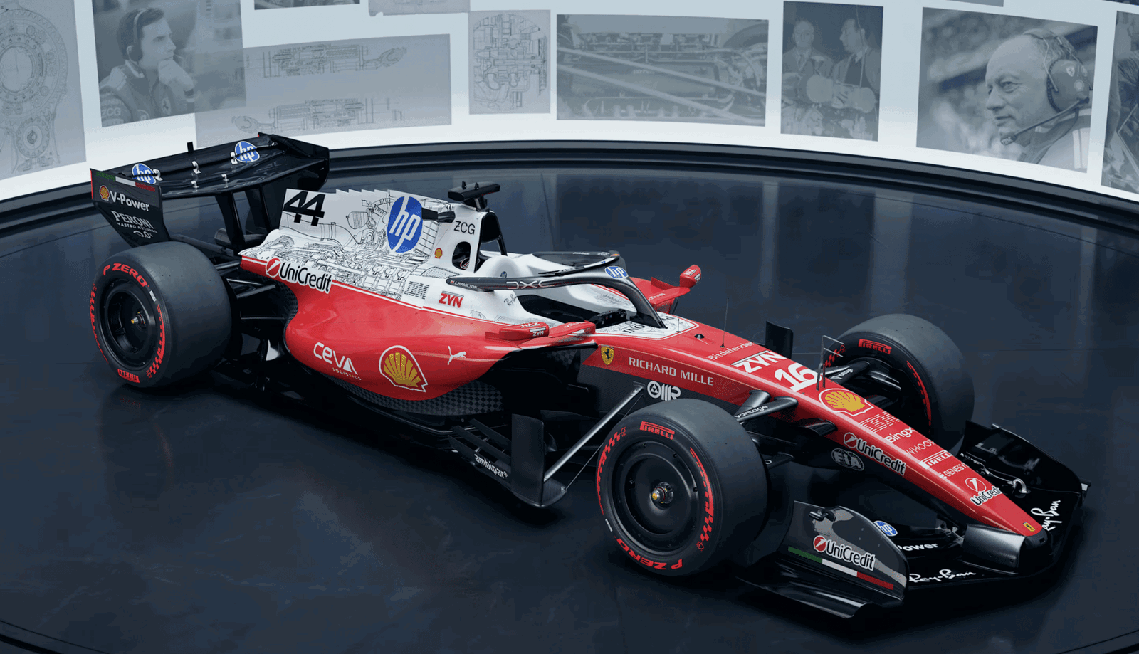Ferrari's US GP livery