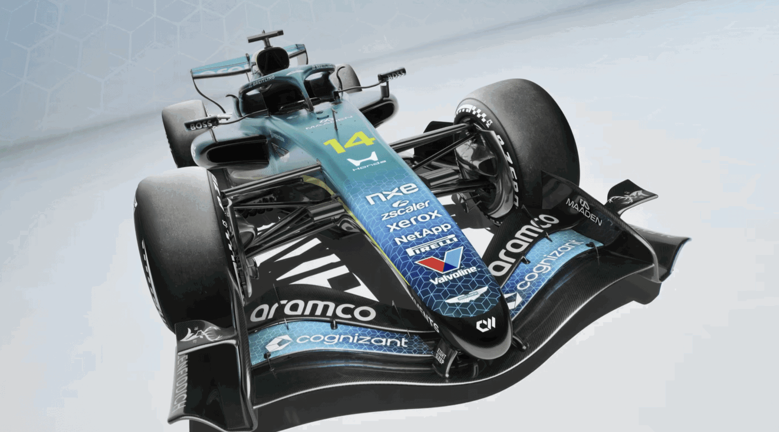 Aston Martin's US GP livery