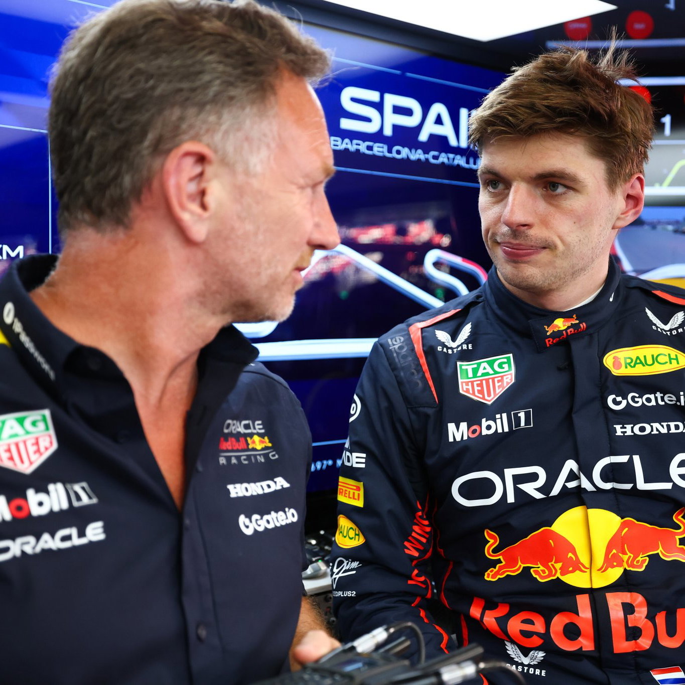 Max Verstappen won all of his four F1 titles with Christian Horner 