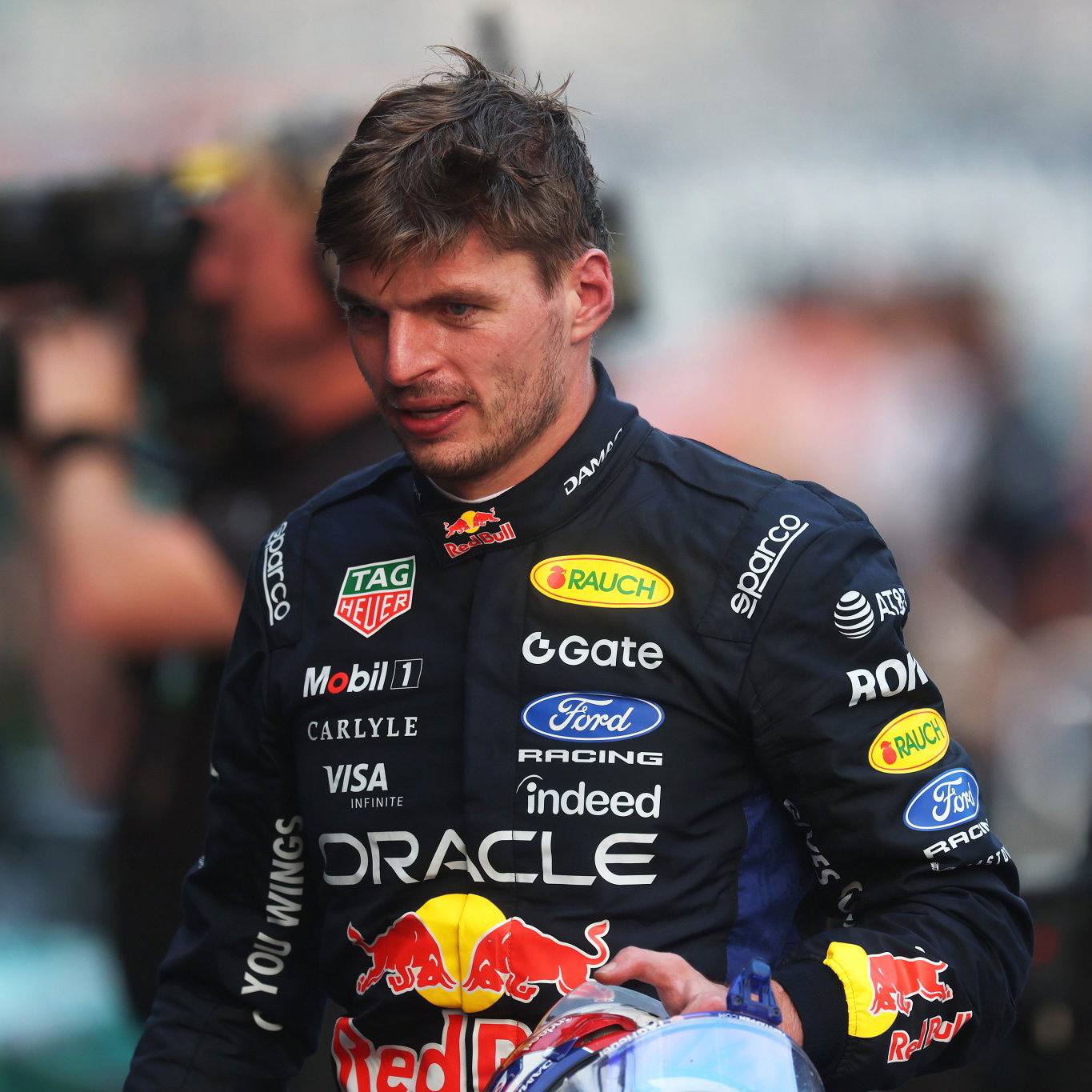 Max Verstappen suffered issues on the formation lap at the Bahrain Grand Prix
