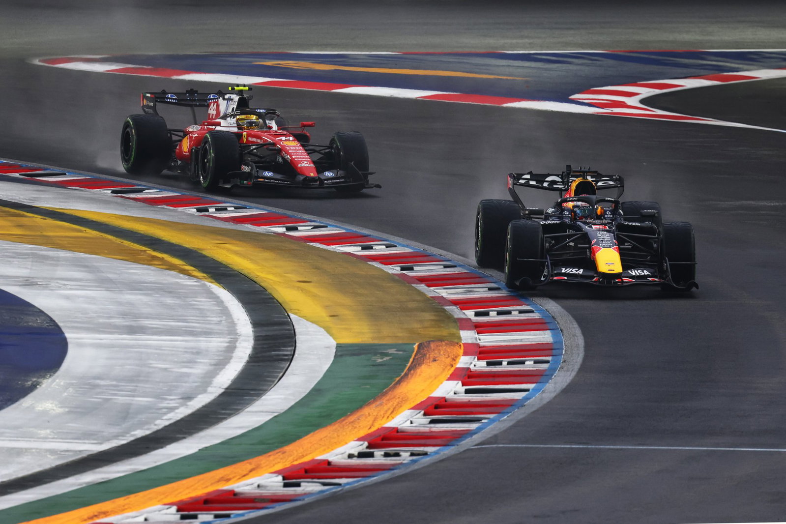 Verstappen beat his old F1 rival Hamilton to win the sprint