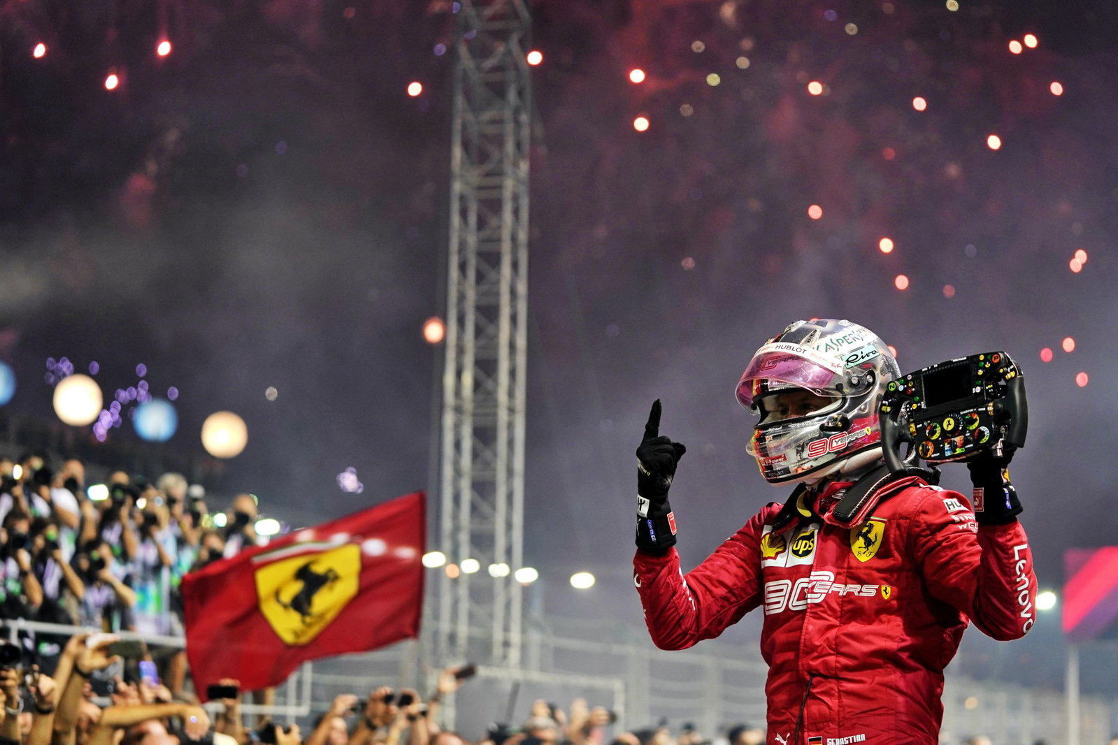 Sebastian Vettel has a record five wins in Singapore