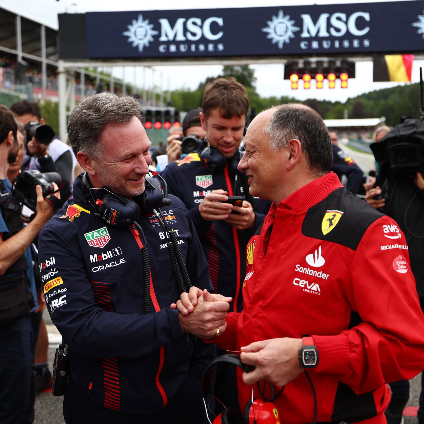 Christian Horner, Fred Vasseur