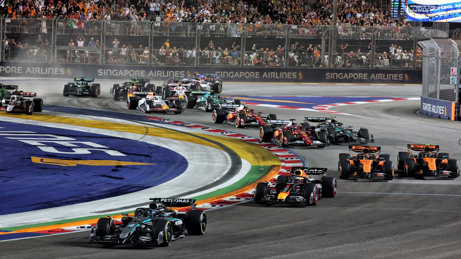 The Singapore Grand Prix is the fourth race this year to be declared a heat hazard race