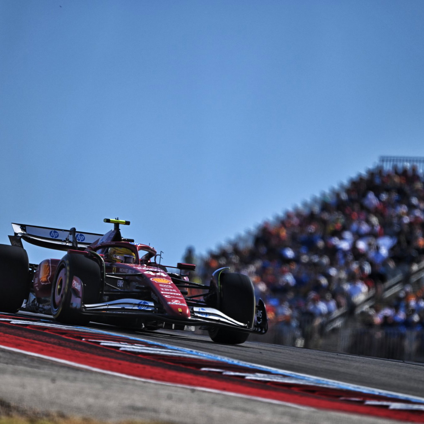 Lewis Hamilton at COTA
