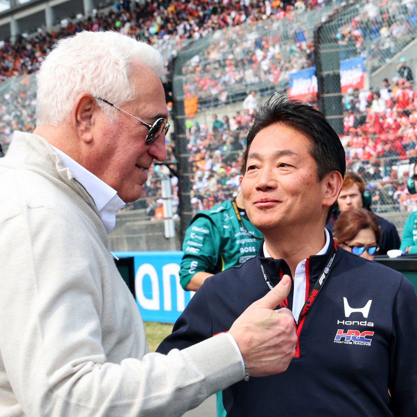 Koji Watanabe and Lawrence Stroll