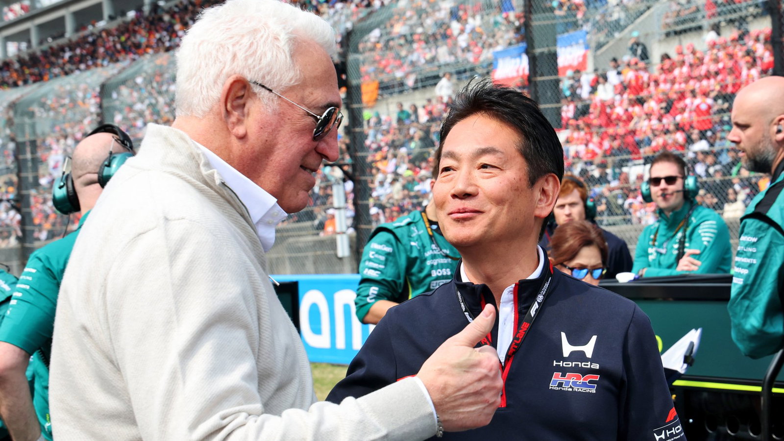 Koji Watanabe and Lawrence Stroll