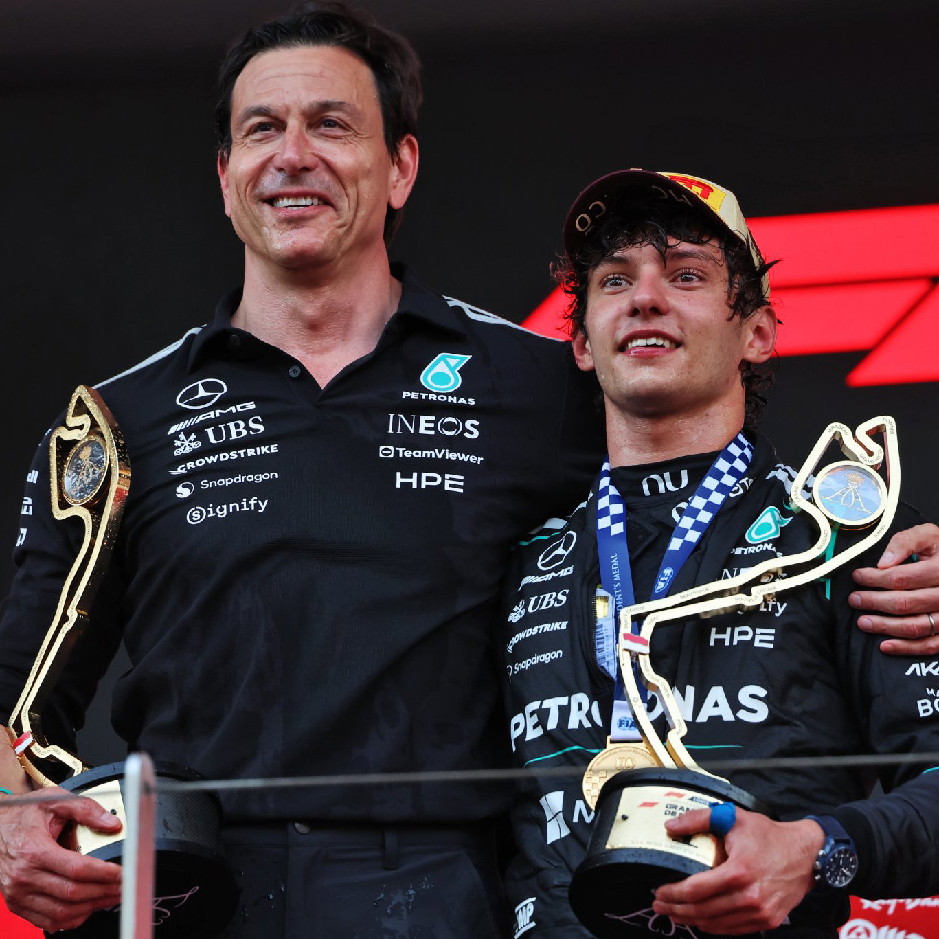 Kimi Antonelli & Toto Wolff