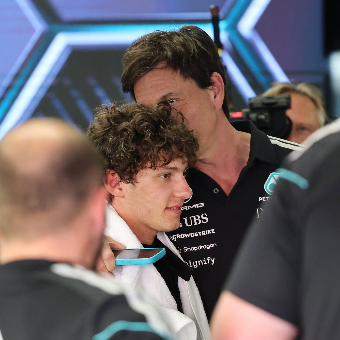 Kimi Antonelli & Toto Wolff