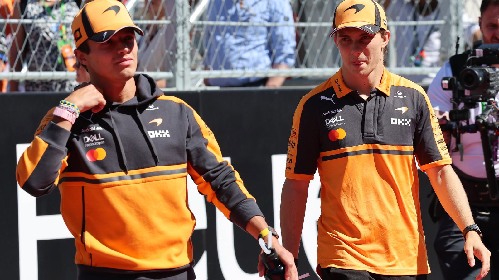 Lando Norris and Oscar Piastri