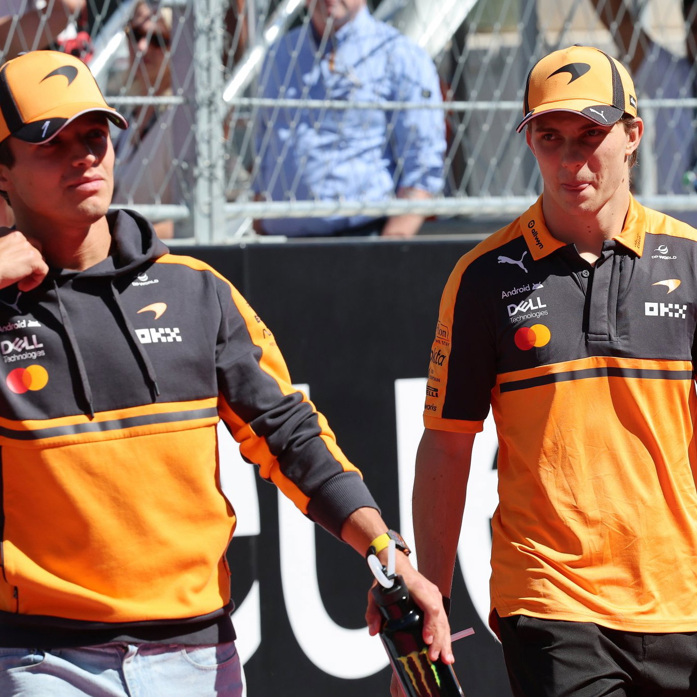 Lando Norris and Oscar Piastri