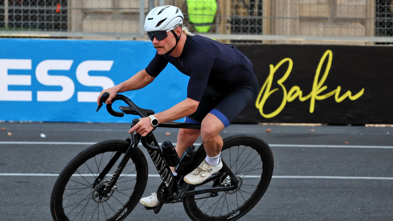 Valtteri Bottas is an avid cyclist 
