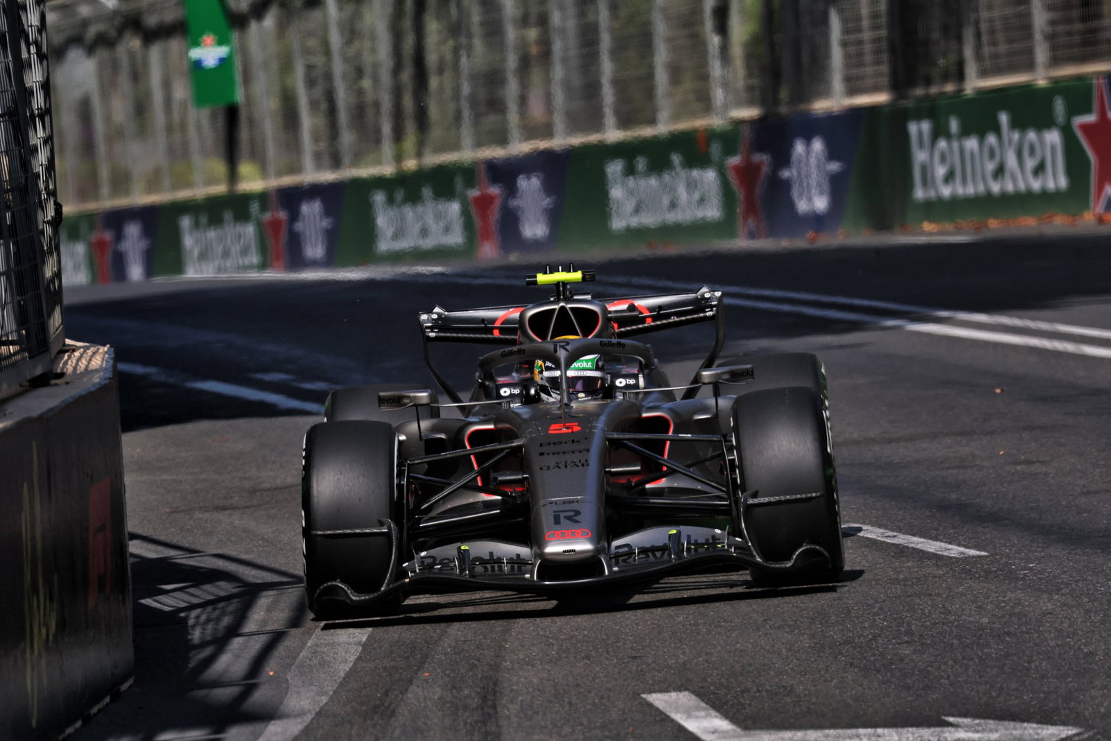 Audi has completed a full rebrand of the former Sauber F1 team