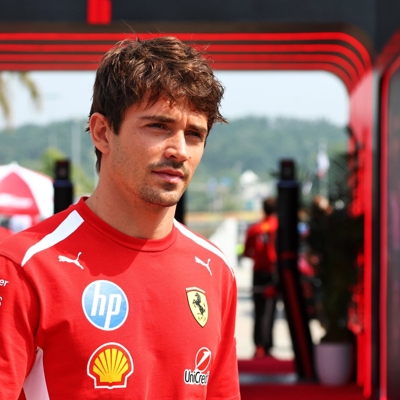 Charles Leclerc switched off his social media in response to the rumours 