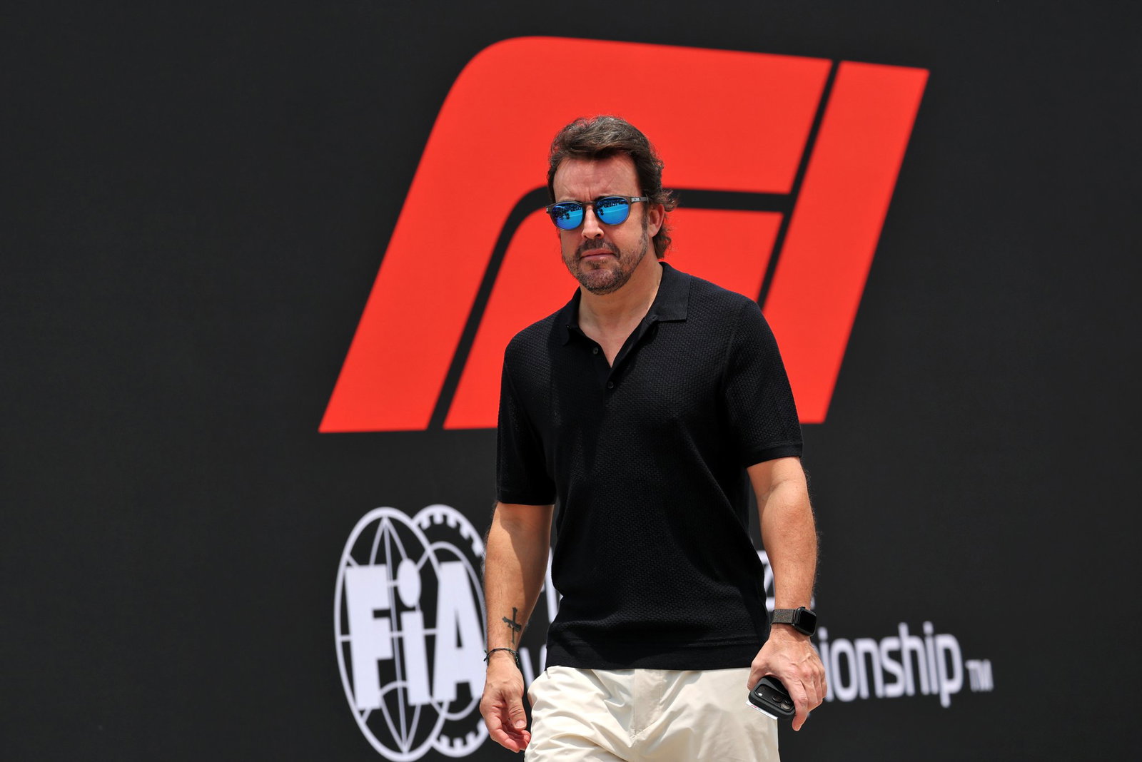 Alonso arrives in the Malaysia paddock as F1 returns for the first time since 2017