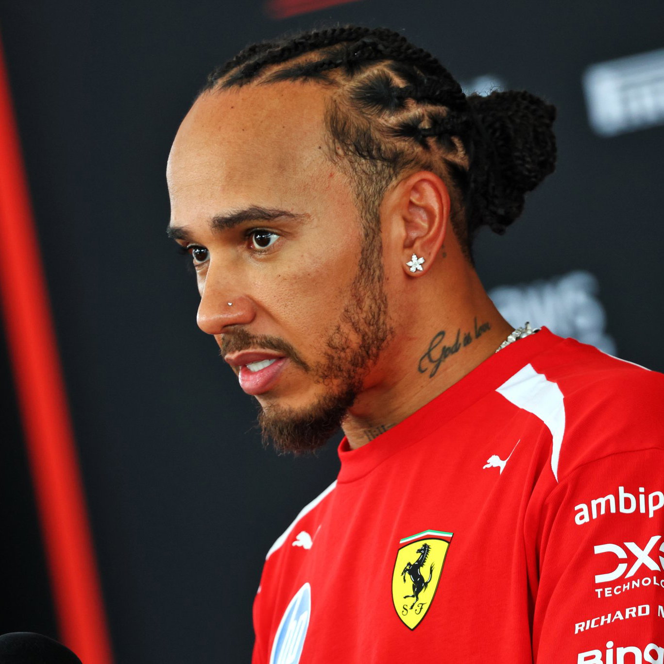 Lewis Hamilton is standing by Ferrari boss Fred Vasseur