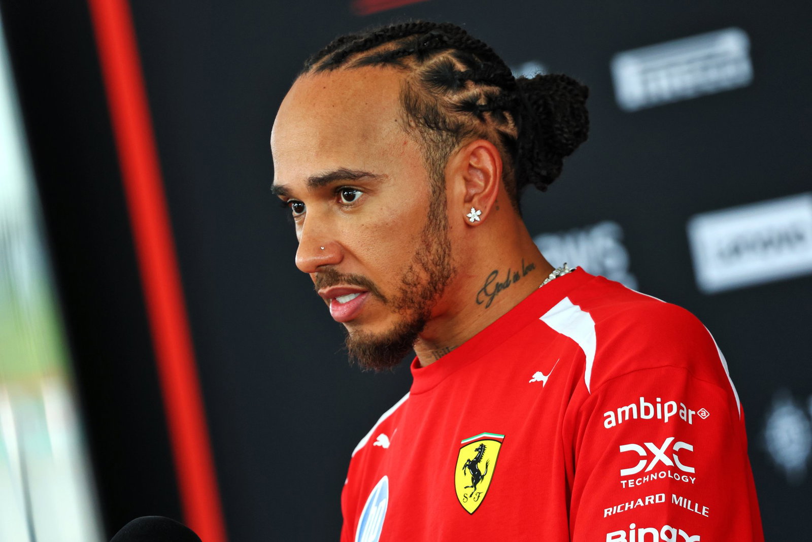 Lewis Hamilton is standing by Ferrari boss Fred Vasseur