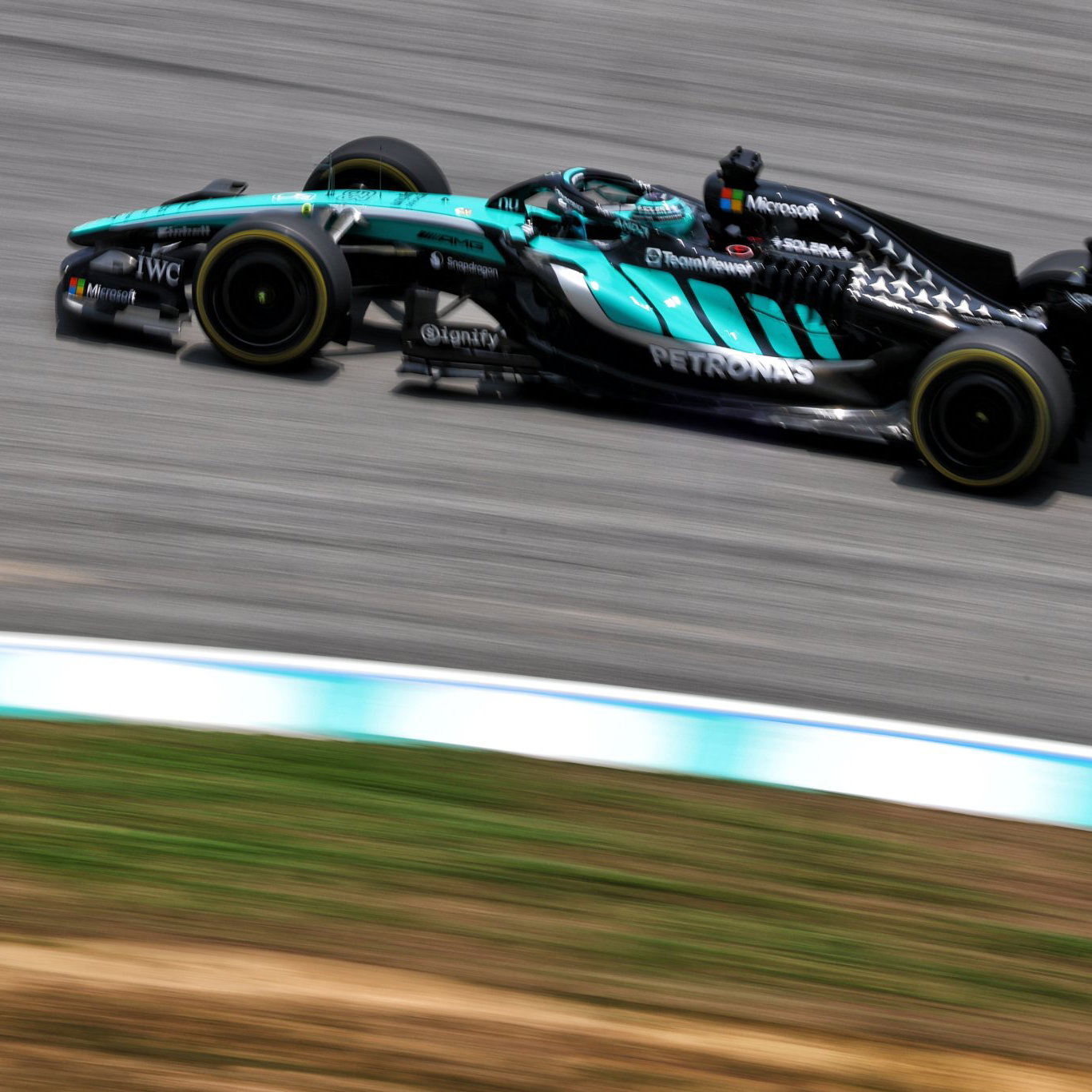 George Russell, Mercedes F1 team, 2026 Bahrain GP