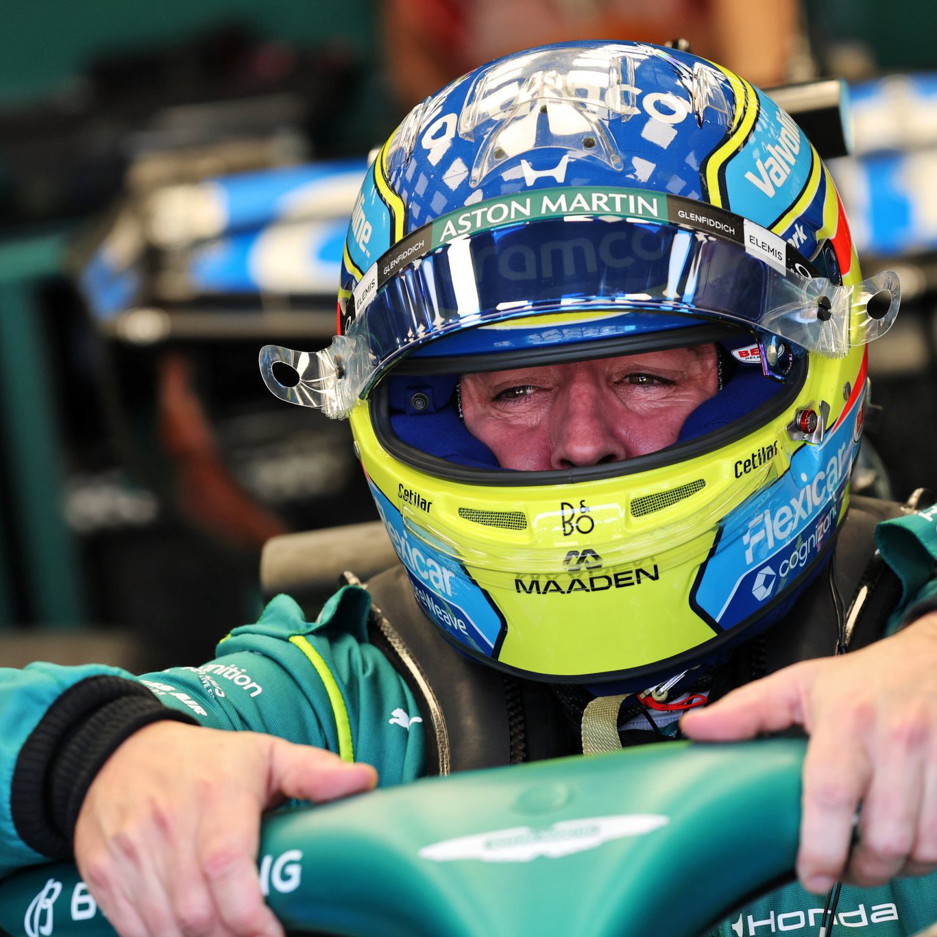 Fernando Alonso was not happy about the start of the Bahrain Grand Prix