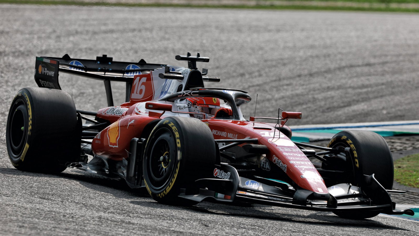 Charles Leclerc set the pace in second practice 