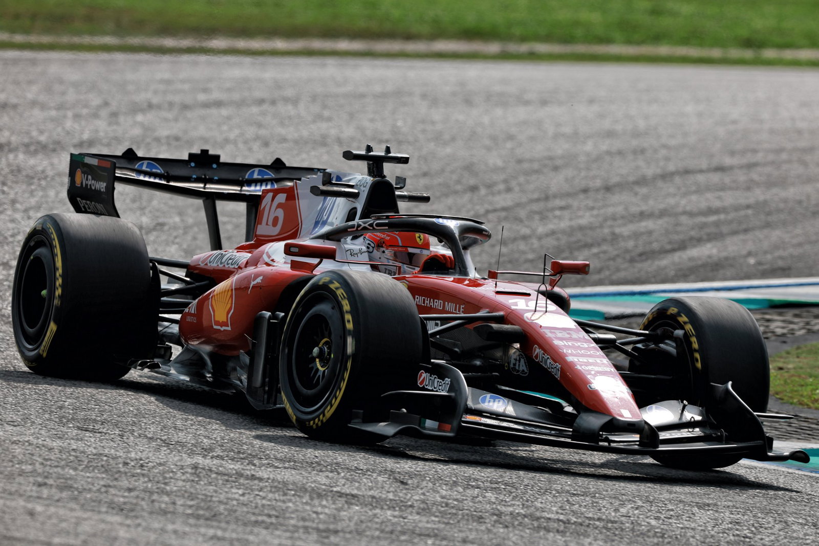 Charles Leclerc set the pace in second practice 